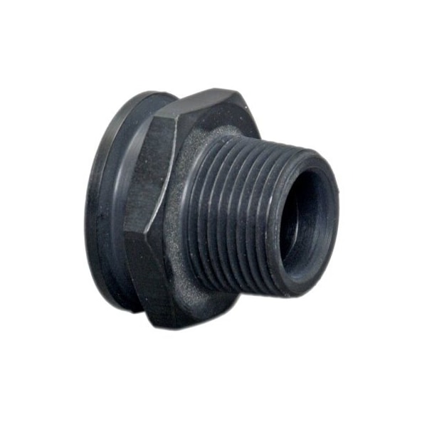 3/8" MALE END PORT, BLACK